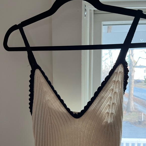 white knit sundress maxi - Picture 5 of 7